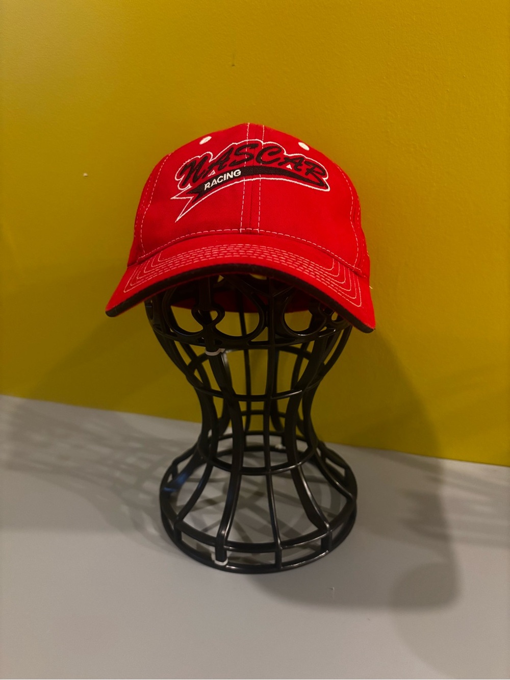 Nascar Red Embroidered Racing Cap0129